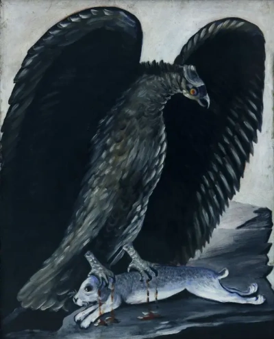 El águila se agarró a la liebre