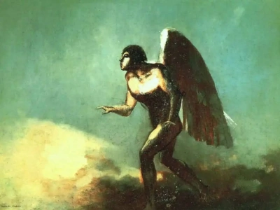 El ngel Ca do Odilon Redon An lisis Del Cuadro