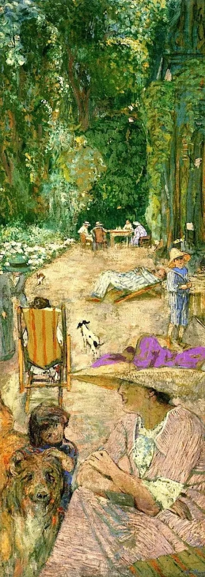 El descanso en frente de la casa