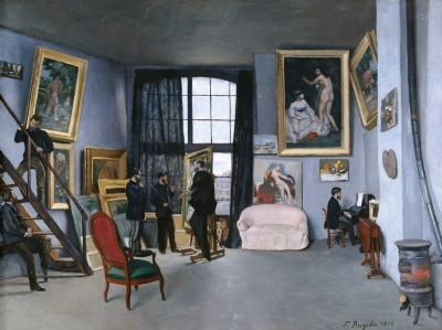 El estudio del artista