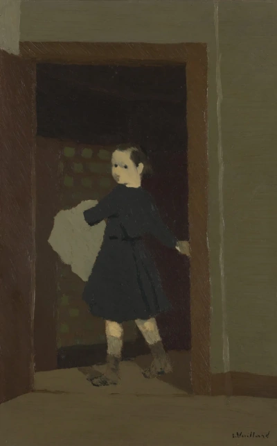 El niño en la puerta