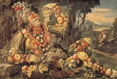 El otoño Naturaleza muerta