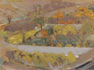 El paisaje en el etang-la-Ville