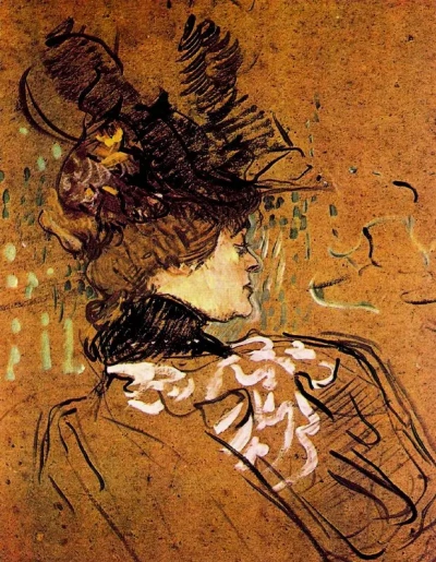 El perfil de una dama (Madame Lucy)