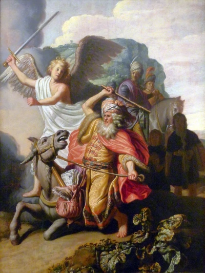 El profeta Balaam y la asna