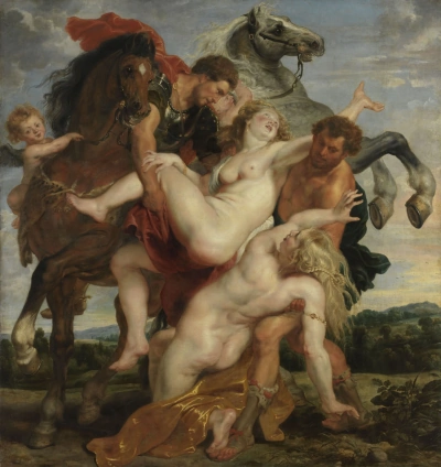 El rapto de las hijas de Leucipo.