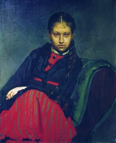 El retrato de VA Shevtsova