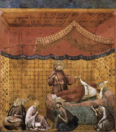 El sueño de San Gregorio. La leyenda de San Francisco.