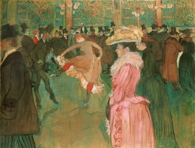 En el Moulin Rouge: el baile