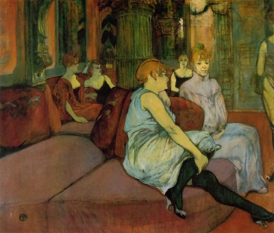 En el Salón de la Rue des Moulins.