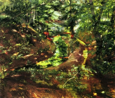 En el bosque cerca de Bernried.
