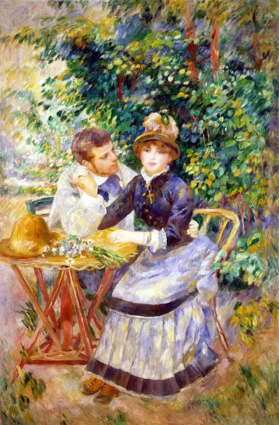 En el jardín