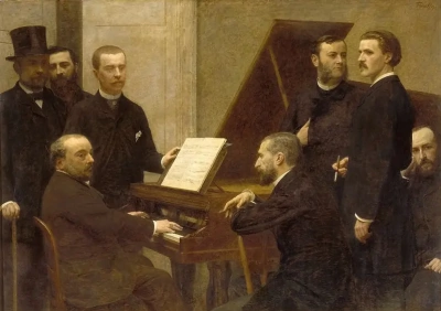 En el piano