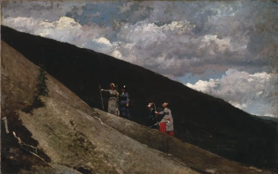 En las montañas