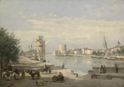 Entrada al puerto de La Rochelle.