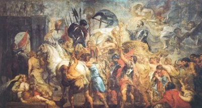 Entrada triunfal de Enrique IV en París