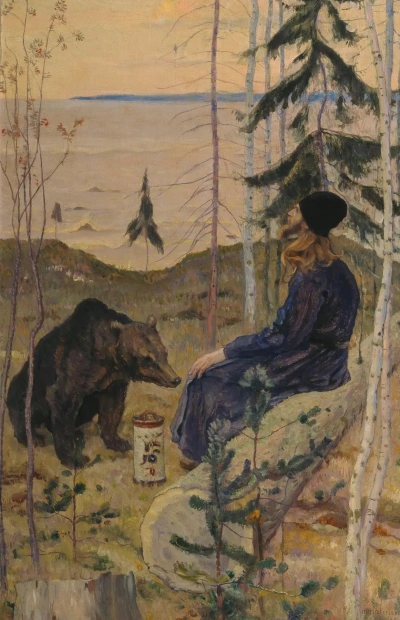 Ermitaño y el oso.