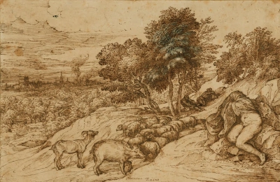 Escena pastoral