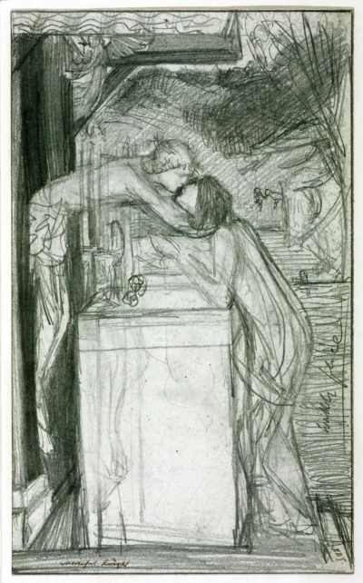 Estudio del "Caballero misericordioso"