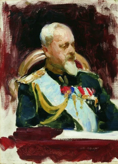 Estudio para la pintura "Reunión ceremonial del Consejo de Estado el 7 de mayo de 1901"