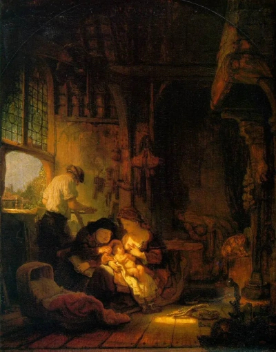 Familia Sagrada con Santa Ana