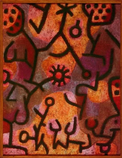 Flora in the rocks of the sun