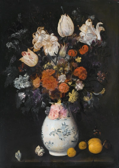 Flores en un jarrón