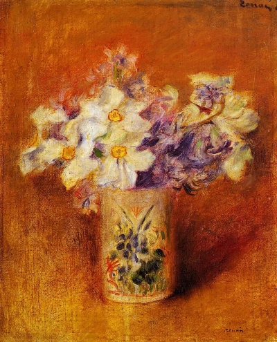 Flores en un jarrón