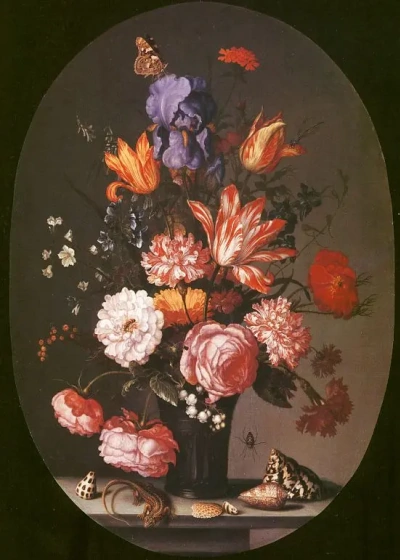 Flores en un jarrón