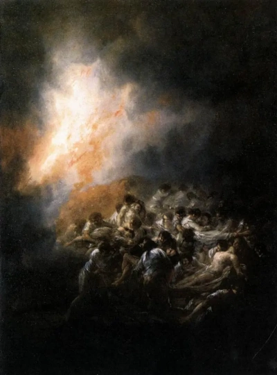 Fuego en la noche