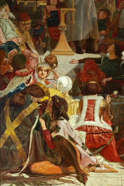 Geoffrey Chaucer en la corte de Eduardo III. El fragmento. El flirteo.