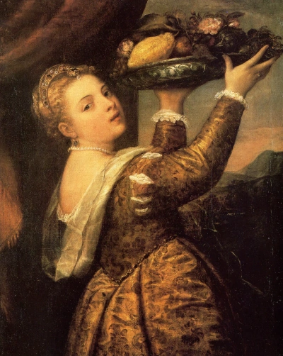 Girl with a Basket of Fruit (daughter of the artist Lavinia)
