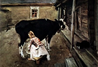 Granja en Finlandia.