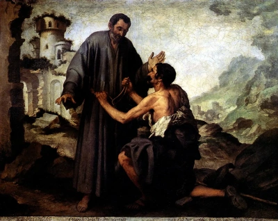Hermano Junípero y el mendigo