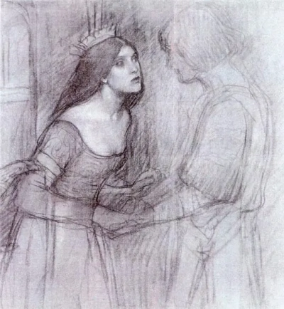 Hombre y mujer Bosquejo