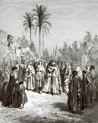 Illustrations to the Bible: Jacob's Reconciliation with Esau