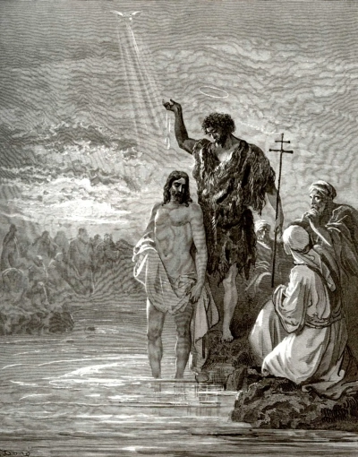 Ilustración de la Biblia: Bautismo