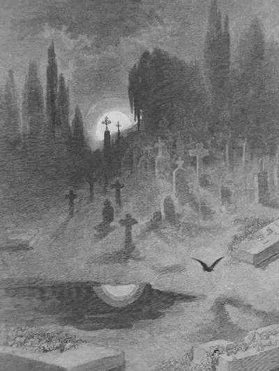 Ilustración para "El cuervo"