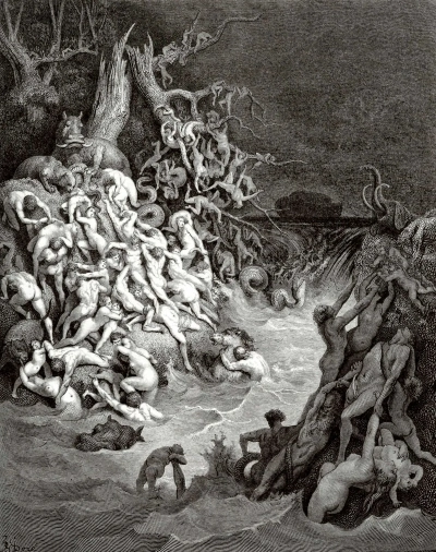 Ilustraciones de la Biblia: Diluvio.