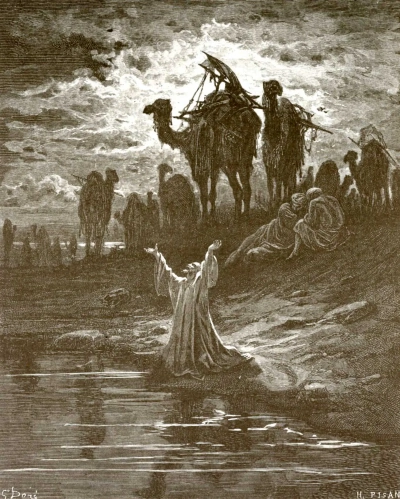 Ilustraciones de la Biblia: Jacob regresa a su tierra natal
