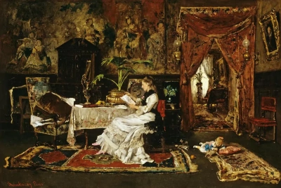 Interior parisino. La lectura