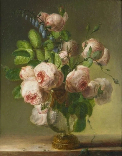 Jarrón con flores