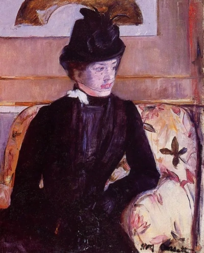 Joven mujer de negro (Retrato de Madame George).
