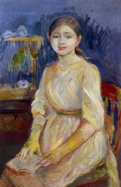 Julie Manet con un loro