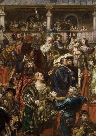 Juramento de Prusia. Fragmento. Ofreciendo