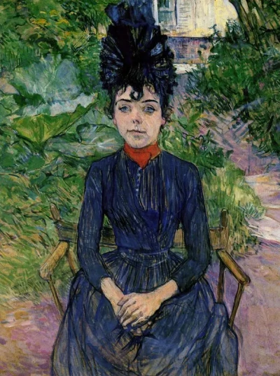 Justine Diel 'en el jardín del bosque.