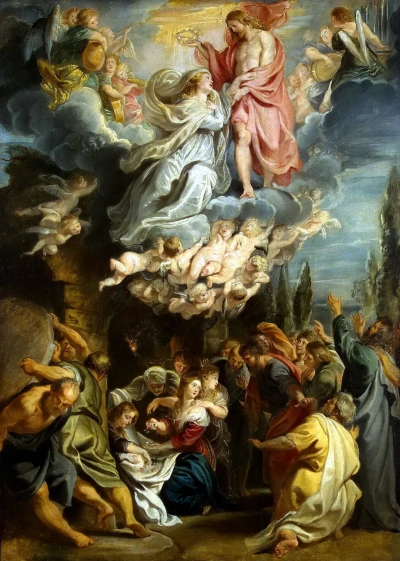 La Coronación de la Virgen.