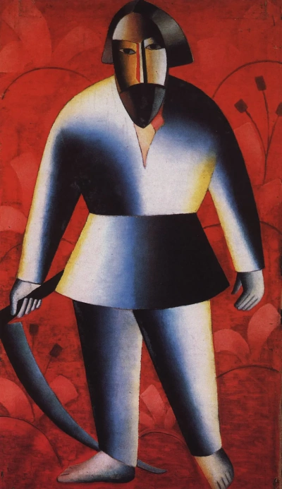 La Muerte de fondo rojo.