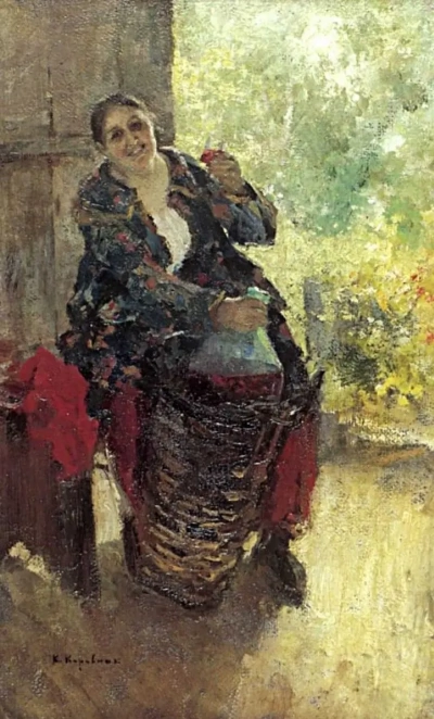 La anfitriona (Mujer vino)
