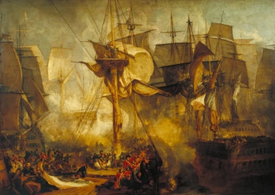 La batalla de Trafalgar